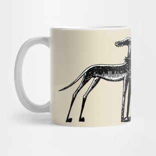 Greyhound guards and watch your back Mug